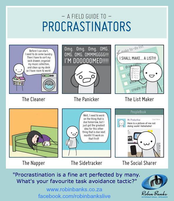 The Procrastinator (by Robin Banks)